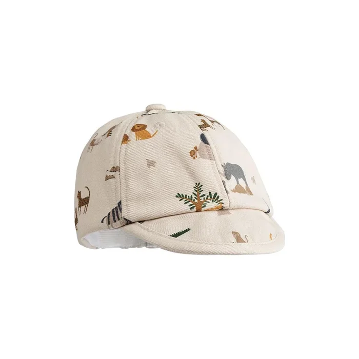 Liewood Tone Baby Printed Cap – All Together – Sandy
