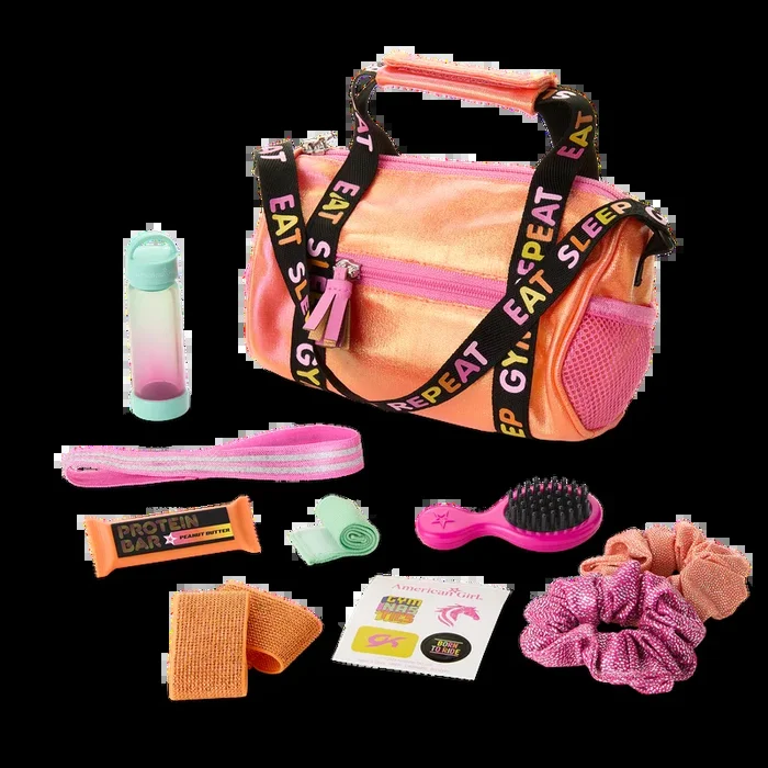 Lila’s™ Gym Bag & Gear for 18-inch Dolls (Girl of the Year™ 2024)