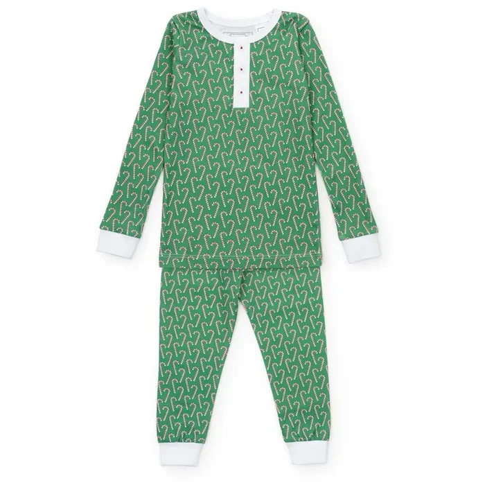 Lila and Hayes- Jack Boys’ Pajama Pant Set – Candy Cane Lane