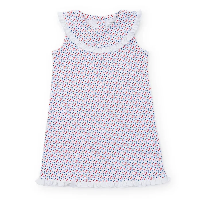 Lila and Hayes- Maris Girls’ Dress- Star Spangled