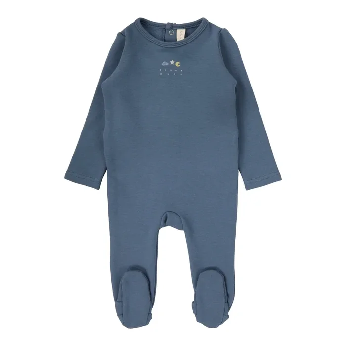 Lilette By Lil Legs Dreamy Graphic Footie Slate
