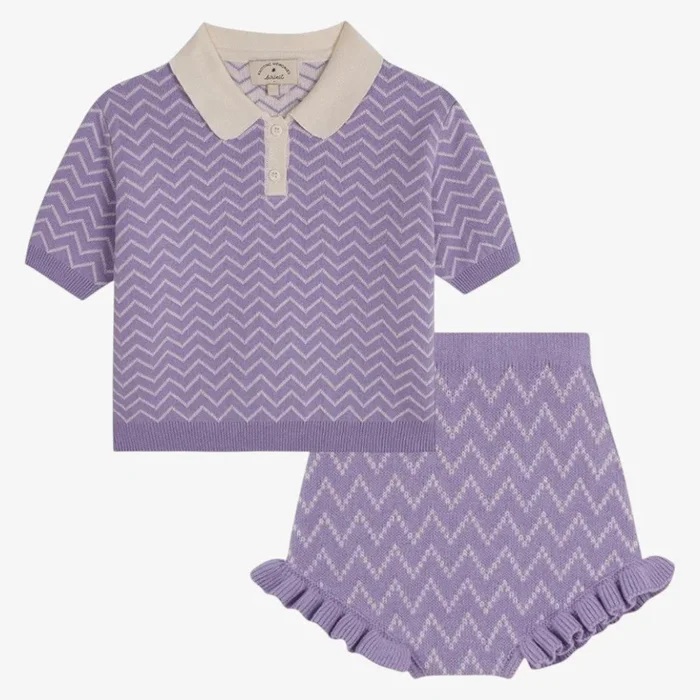 Lilly Sweater And Bloomer – Lilac