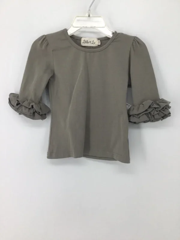 Little Lu Child Size 12 Months Gray Shirt – girls