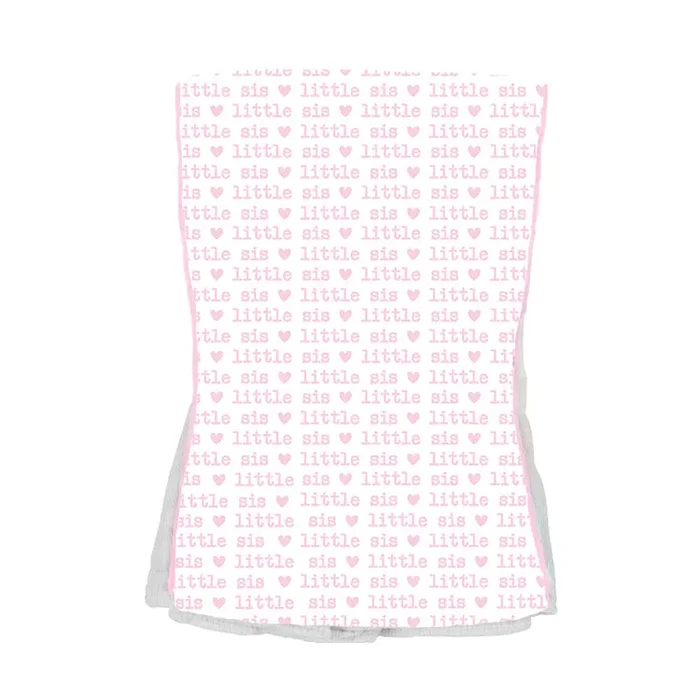 Little Sis Burp Cloth