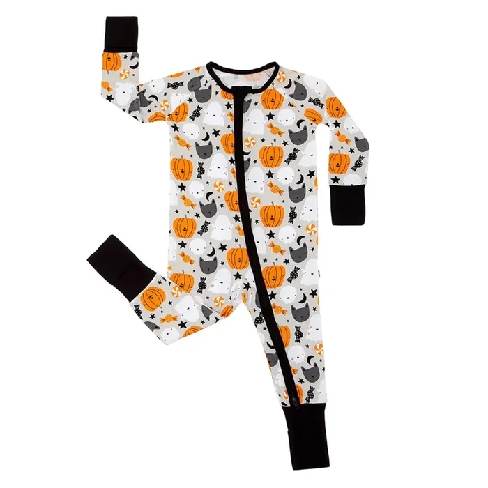 Little Sleepies Boo Crew Bamboo Viscose Zippy