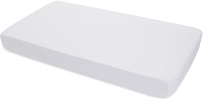 Little Unicorn Cotton Muslin Fitted Crib Sheet – White