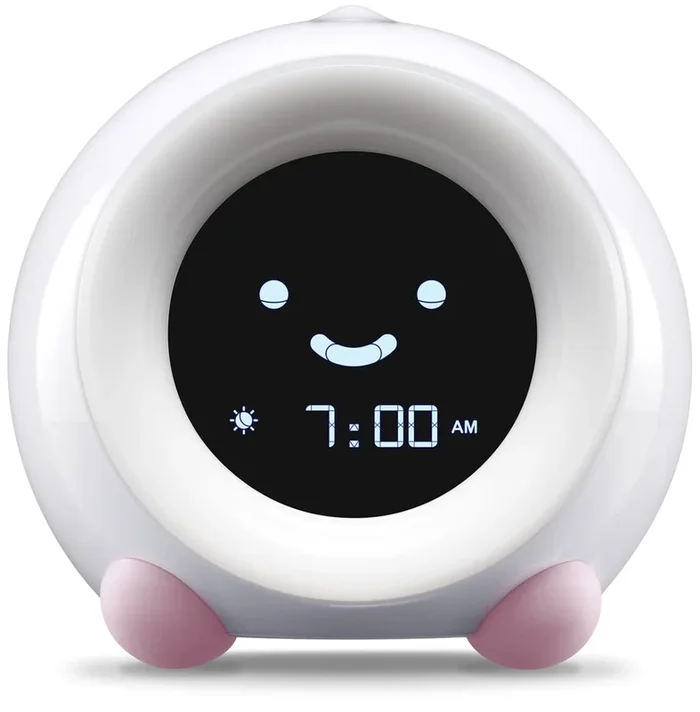 LittleHippo Mella Ready to Rise Sleep Trainer Alarm Clock – Blush Pink