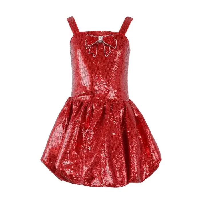 Lola + Boys Ruby Sequin Bubble Dress