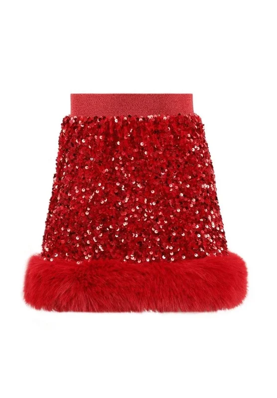 Lola + Boys Ruby Shimmer Skirt