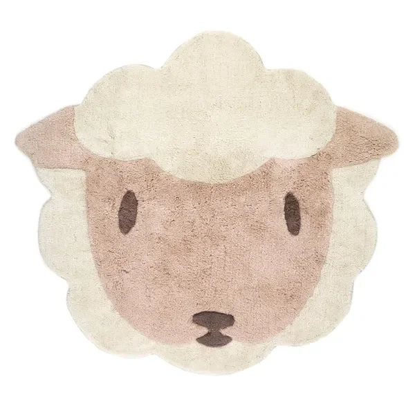 Lolho Little Sheep Washable Cotton Children’s Bedroom Carpet