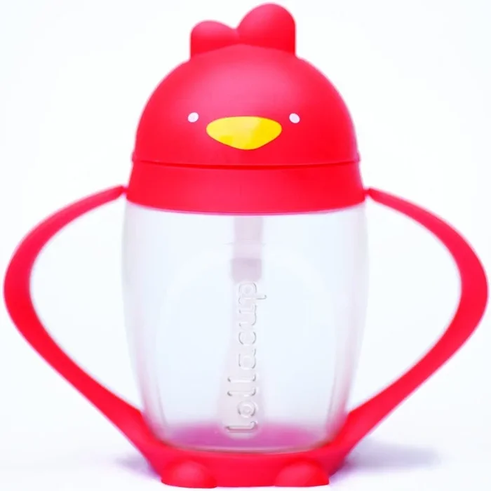 Lollaland Lollacup Infant & Toddler Straw Cup – Red