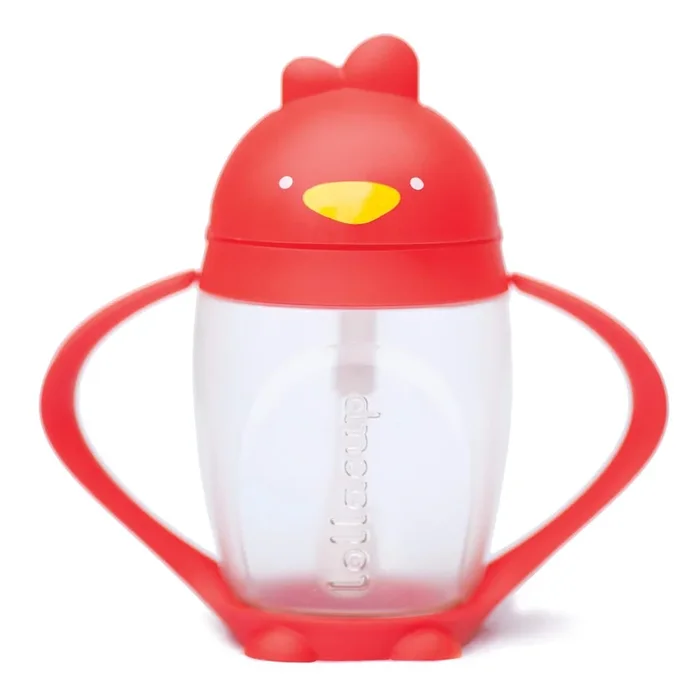 Lollaland Lollacup Straw Sippy Cup – Bold Red