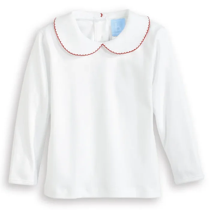 Long Sleeve Pima Peter Pan Tee