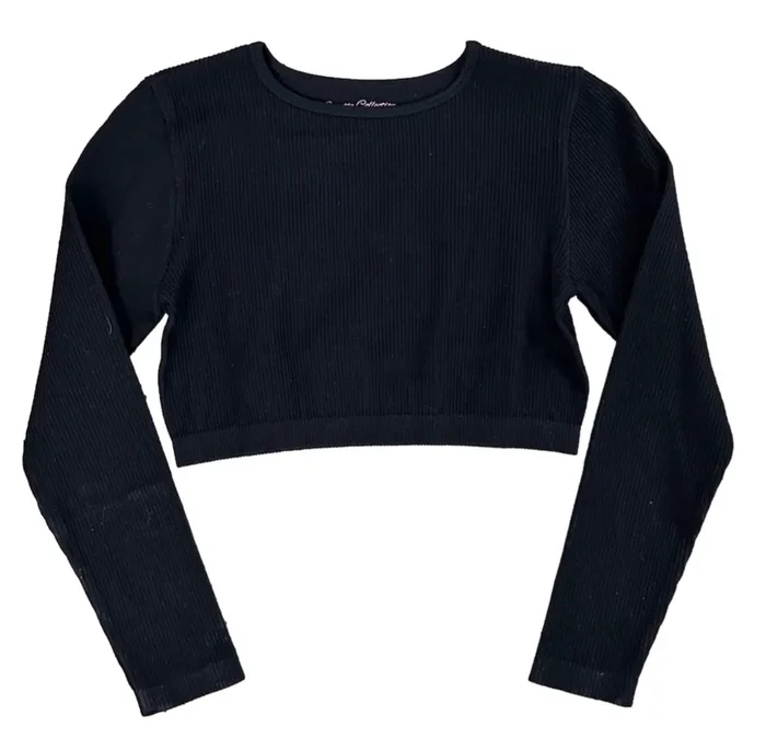 Long Sleeve Seamless Ribbed Top