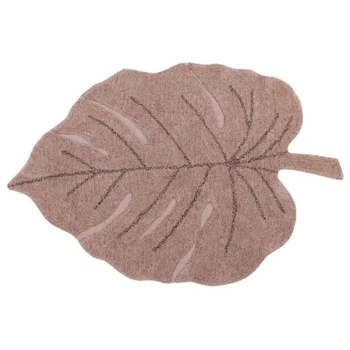 Lorena Canals Washable Rug Monstera Vintage Nude