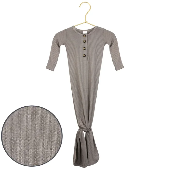 Lou Lou & Company Beau Ribbed Knotted Gown