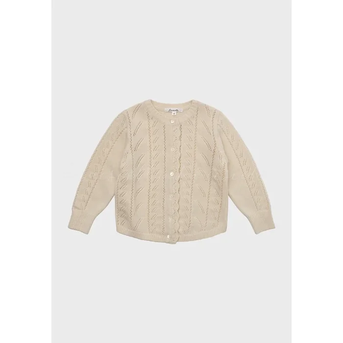 Louisiella Abbie Knit Cardigan Ivory