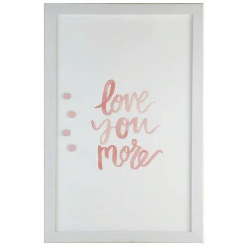 Love More – Watercolor Magnet Board