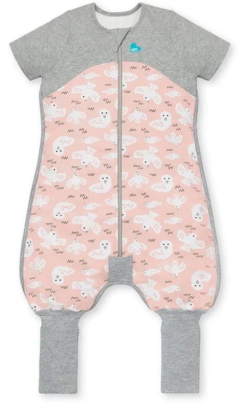 Love To Dream Short Sleeve Sleep Suit Organic Cotton Mild, 24-36 M – Doves Dusty Pink