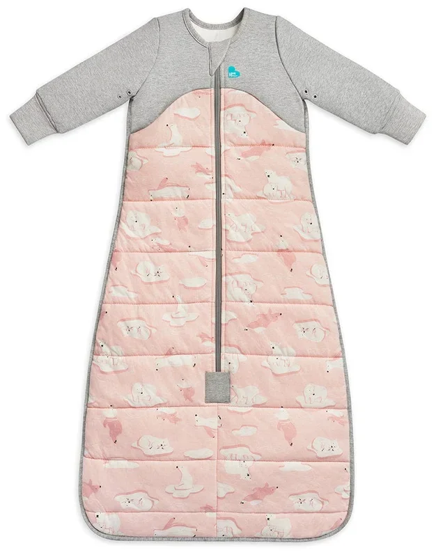 Love To Dream Sleep Bag Quilted Cotton 3.5 TOG, 6-18 M – South Pole Dusty Pink