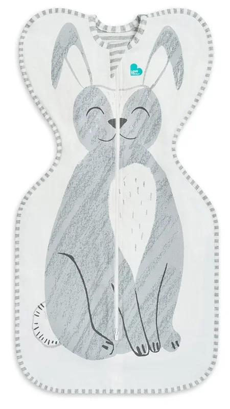 Love To Dream Swaddle UP Original 1.0 TOG, Medium – Grey Stevie Bunny