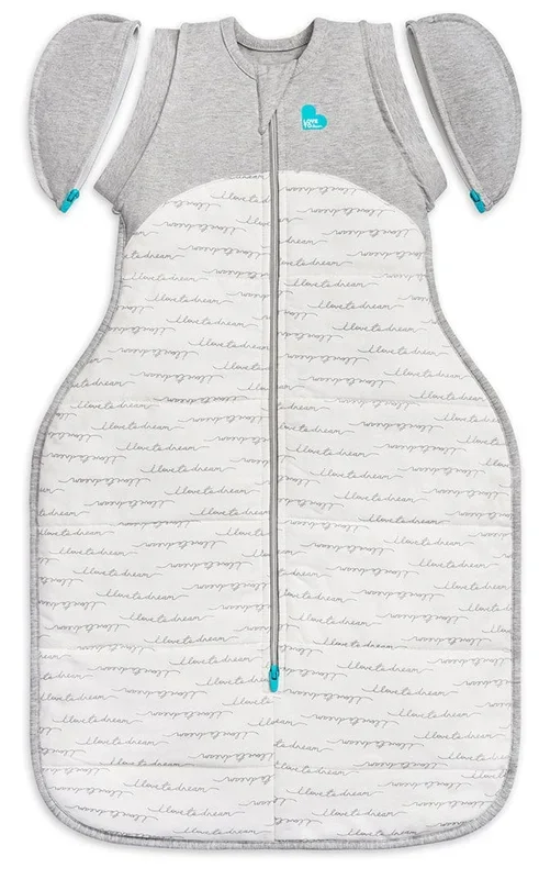 Love To Dream Swaddle UP Transition Bag Quilted Cotton 2.5 TOG, Medium – Dreamer White