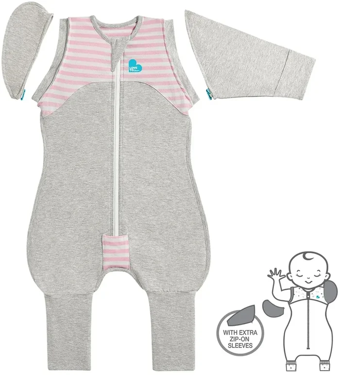 Love to Dream Swaddle UP Transition Suit, 1.0 TOG, Medium – Pink