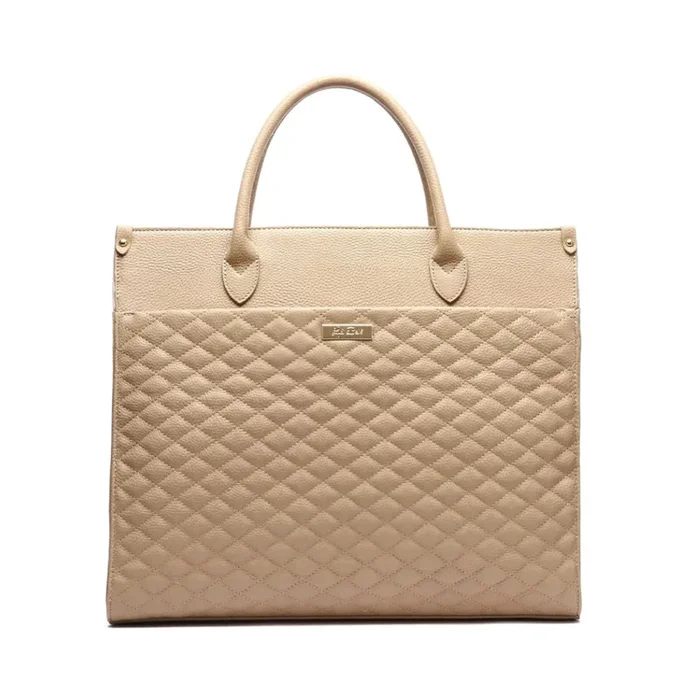 Luli Bebe Classic Tote Bag | Latte Brown