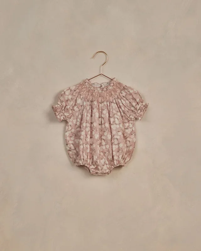 Maddie Romper – Blush Hydrangea