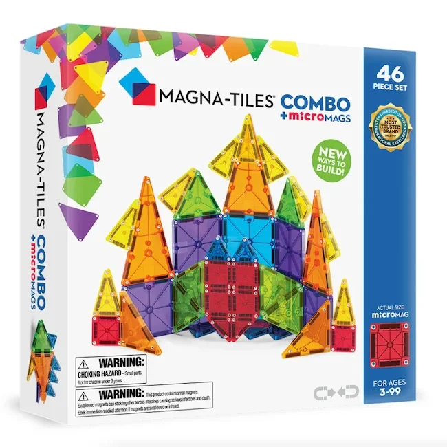Magna-Tiles Combo + Micromags 46 Piece Set