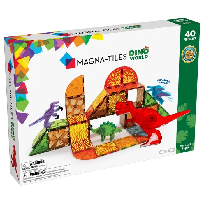 Magna-Tiles Dino World 40 Piece Set
