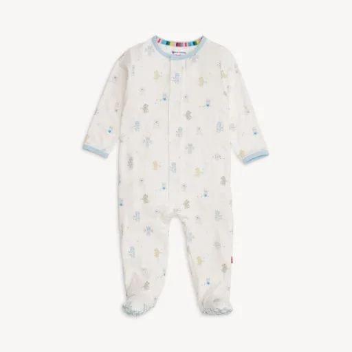 Magnetic Me Blue Baby Beats Modal Footie