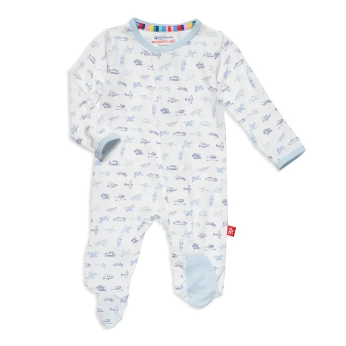 Magnetic Modal Airplane Footie