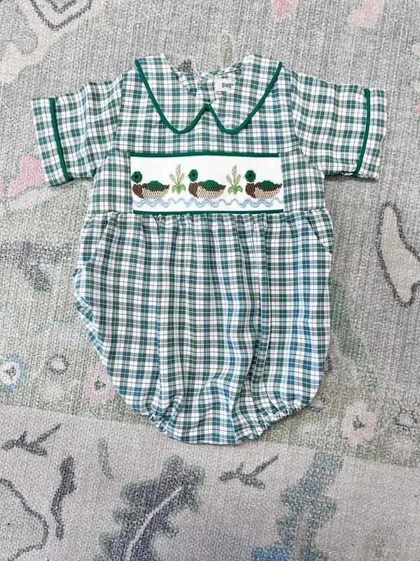 Mallard Smocked Boy Bubble