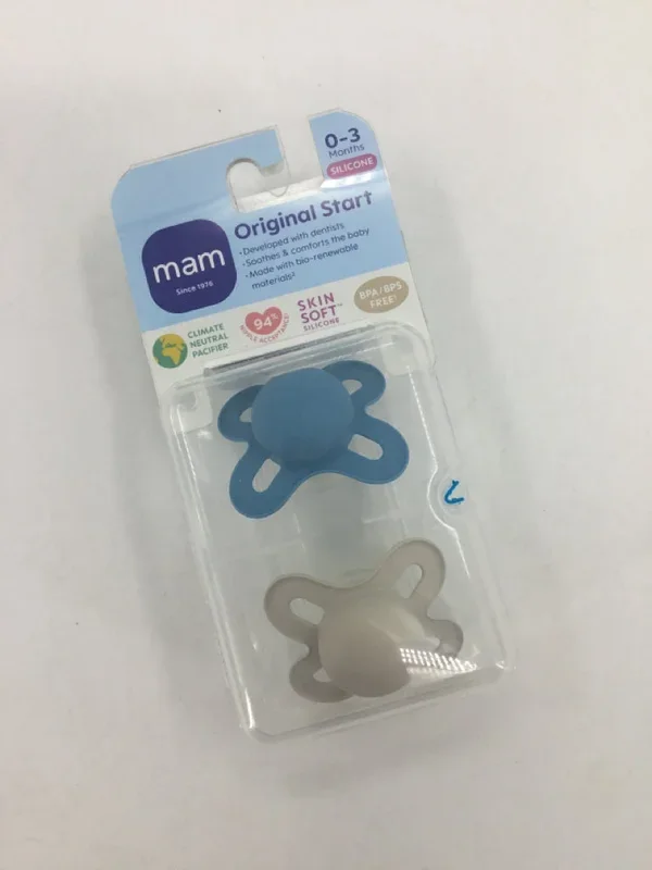 MAM Child Size 0-3 Months Original Start Silicone Pacifiers – 2 pcs