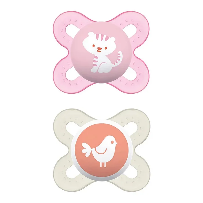 MAM Start Pacifiers 2-Pack Set – Girl (0+ Months)