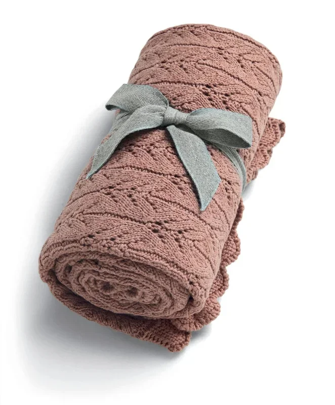 Mamas & Papas Knitted Blanket – Welcome to the World, Wildflower