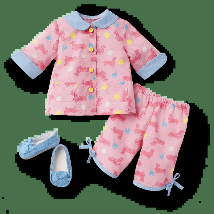 Maryellen’s™ Dachshund Pajamas for 18-inch Dolls (Historical Characters)