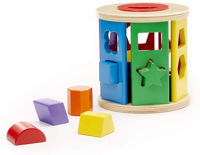 Melissa & Doug Match & Roll Shape Sorter