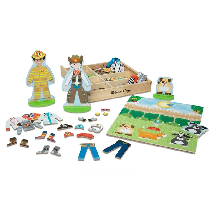 Melissa & Doug Occupations Magnetic Pretend Play Set