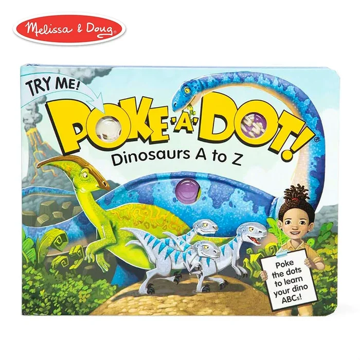 Melissa & Doug Poke-A-Dot Dino A-Z