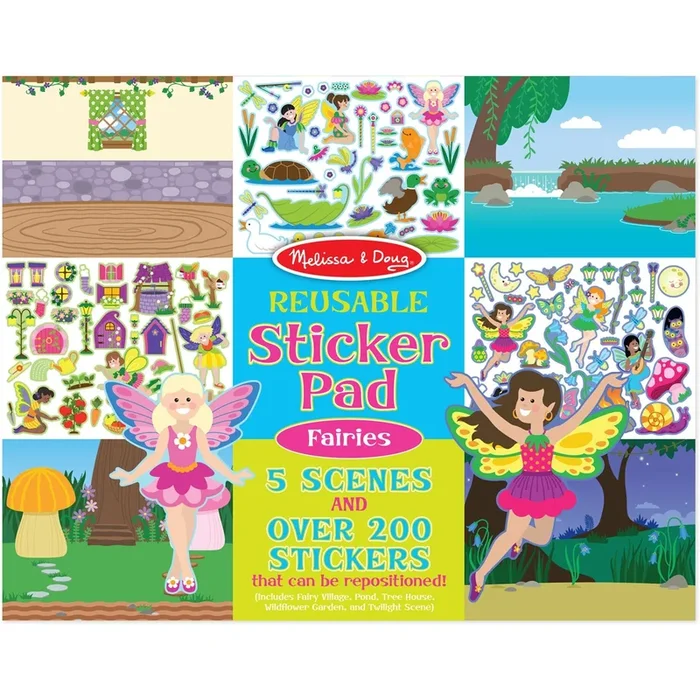 Melissa & Doug Reusable Sticker | Fairies