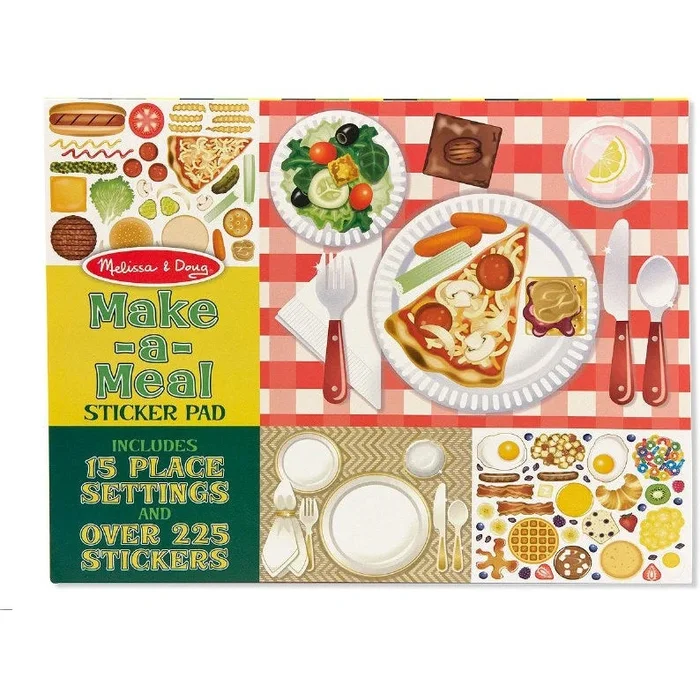 Melissa & Doug Reusable Sticker Pad | Make a Meal