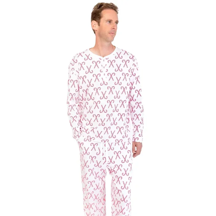 Men’s Candy Cane Henley