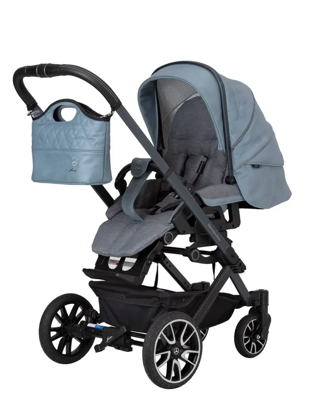 Mercedes Avantgarde GTS Stroller inc. Carrycot – Denimblau