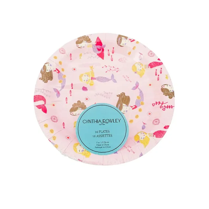 Mermaids Swimming Dessert Plate