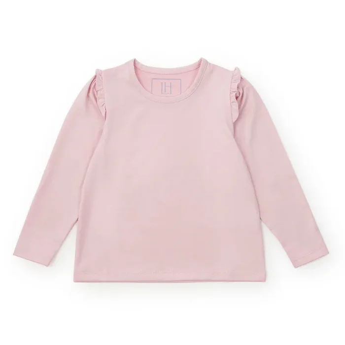 Mia Girls’ Longsleeve Performance Top By Lh Sport – Light Pink