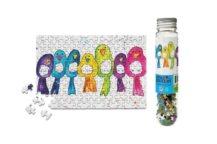 Micro Puzzles Feathers and Fluff Birds