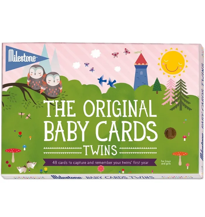Milestone The Original Baby Cards – Twins