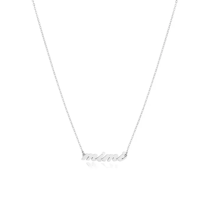 Mimi Script Necklace